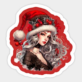 Christmas Witch Sticker